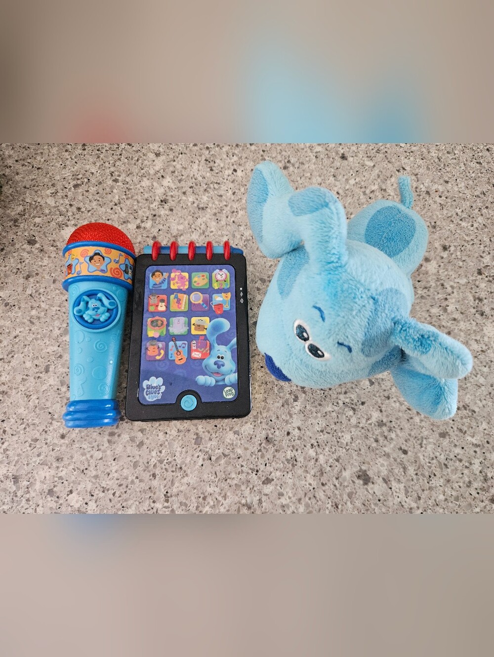 Blue's Clues Plush Puppy with Interactive Toy Set - Light Blue Working Condition